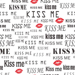 Kiss Me Chocolate Transfer Sheet - Picture 1 of 7