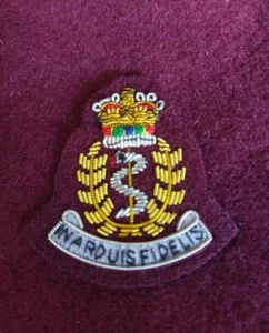 23/144 Para Squadron Royal Army Medical Corps RAMC Officer Embroidered Cap Badge - Picture 1 of 1