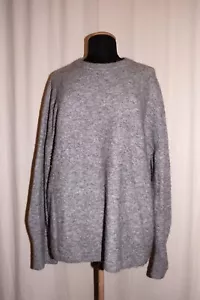 &OTHER STORIES maglione elegante girocollo in alpaca grigio melange L - Foto 1 di 4