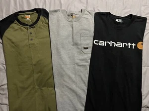Lote camisas de trabajo Carhartt, Ariat, Timberland - Imagen 1 de 7