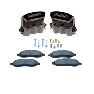 2008-12 Ford F-250/350 SSBC Quick Change 3 Piston Rear Caliper Kit (black, SRW) - Bild 1 von 3