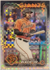 LaMonte Wade Jr 2024 Topps Chrome #222 X-Fractor Refractor San Francisco Giants - Picture 1 of 2