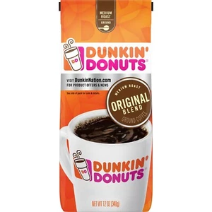 Dunkin Donuts Miscela Originale Caffè Macinato Tostatura Media 12 Oz - CONFEZIONE DA 3 - Foto 1 di 2