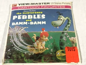 SEALED B520 Flintstones Pebbles & Bamm-Bamm Cartoons view-master Reels Packet - Picture 1 of 2