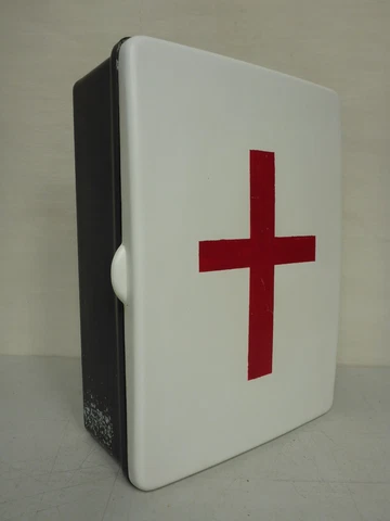 Old Wall Cabinet Plastic Black White Bathroom Cabinet Medicine Cabinet Vintage Cover