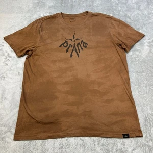 Prana Shirt Heritage Graphic SS Tee Herren Medium T-Shirt Braun Spell out - Bild 1 von 7