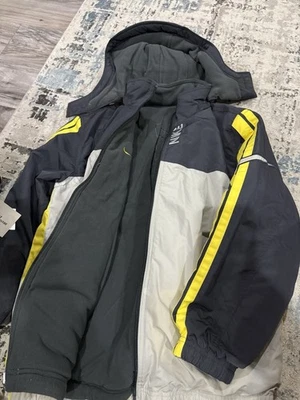 Novo Casaco Parka com Capuz NIKE Reversível Ambos os Lados, Tamanho Jovem Meninos Grandes G (14-16) - Imagem 1 de 4