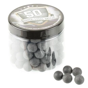 RSB Cal. 50 NBR 80 Steel-Rubberballs / Stahlgeschosse (100 Stück) - Bild 1 von 2