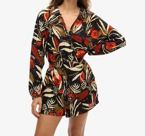 Superdry Vintage Beach Playsuit - Picture 1 of 3