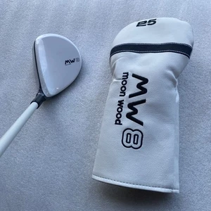 MOON WOOD MW8 25° Fairway Metal RH Graphite Shaft 75g Regular Flex. Nice Grip! - Picture 1 of 6