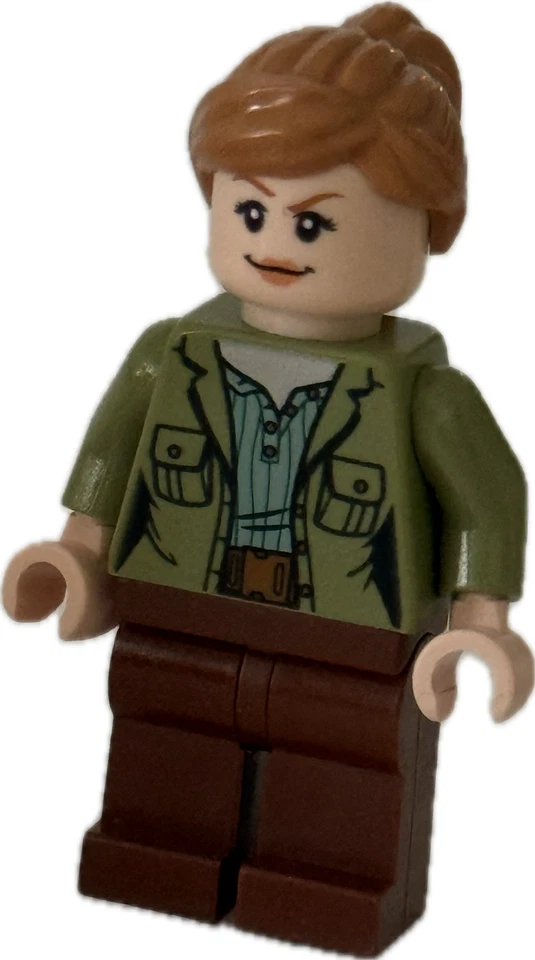 LEGO Minifigure Jurassic World Claire Dearing jw021 - Olive Green Jacket 75930 - Image 1 of 1