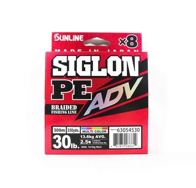 Sunline P.E Line X8 Siglon Advance 300M P.E 2.5 30LB Multi (6612) - Image 1 of 4
