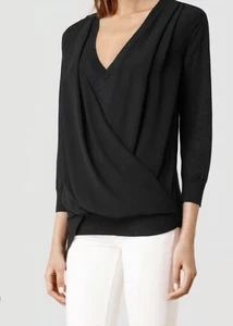 All Saints Abi Knit Top Jumper Ladies Size Small 8 - Picture 1 of 9