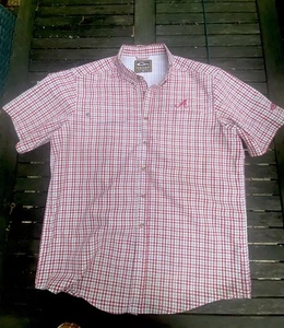 Drake Alabama Crimson Tide Shirt L WingShooter Plaid Menโs EC Roll Tide ๐๐ฅ๐ - Picture 1 of 5
