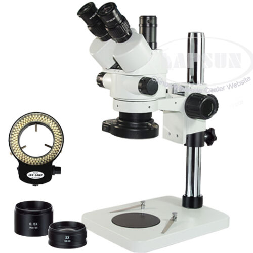 SWIFT 3.5X-90X Zoom Stereo Trinocular Microscope with 56 LED Light