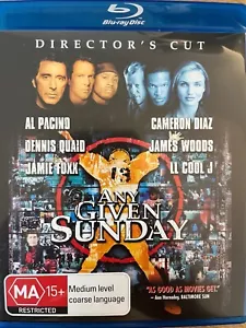 ANY GIVEN SUNDAY Director's Cut (1999) - BLURAY Oliver Stone AS NEW! - Picture 1 of 2