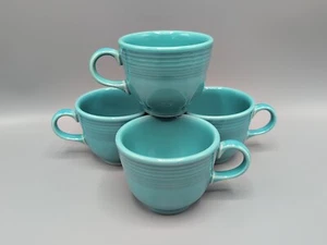 4 Fiestaware HLC Türkis Fiesta 6 Unzen Kaffee Tee Tasse Becher 1998 - Bild 1 von 8