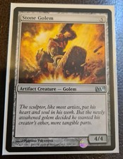 Stone Golem - Uncommon - Magic 2011 - MTG