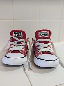 Converse Infant Toddler Size7 US Chuck Taylor All Star Red Casual Shoes 