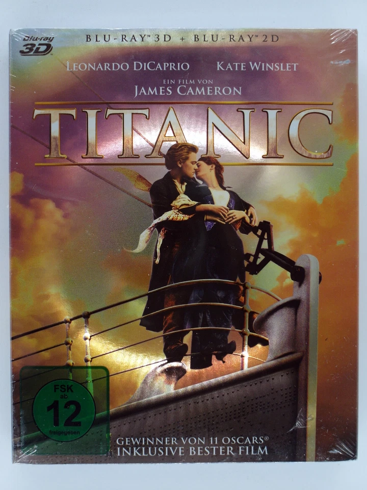 Titanic 3D - 4 Disc Collection inkl. Bonus Disc, Leonardo DiCaprio, Kate Winslet - Bild 1 von 1