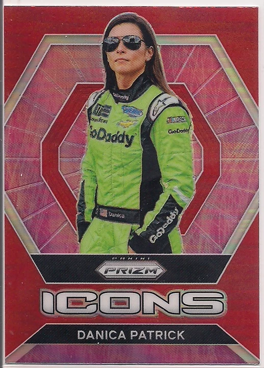 2022 Prizm Racing #86 Danica Patrick Icons Red Prizm - Image 1 of 1