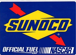 Offizieller Nascar Sunoco Stoßstange Aufkleber Get Caught & Win Gas 6"" x 4"" kostenloser Versand Neu aus altem Lagerbestand - Bild 1 von 1