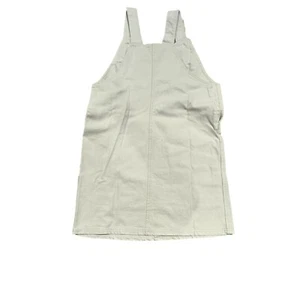 United By Blue Women's Organic Overall Dress - Off-White Small - Picture 1 of 2