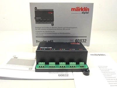 Märklin 60832 Decoder m83 unbenutzt Anleitung OVP - Bild 1 von 4