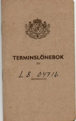 SWEDEN: Military service book 1942. - Image 1 of 2