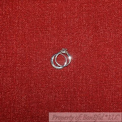 BonEful Fabric FQ Cotton Quilt Red Maroon Dot Linen Tonal Print Texture Blender - Image 1 of 4