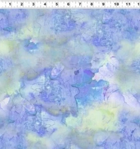 CLOTHWORKS ZEN DIGITAL CLOUDS BY SUE ZIPKIN Y3762-26 LIGHT PURPLE by the Yard - Picture 1 of 2