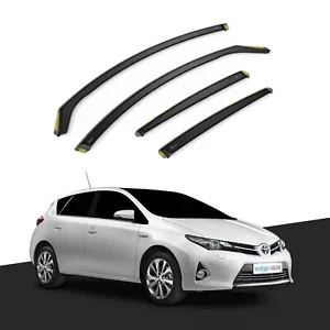 TOYOTA AURIS MK2 2012-2019 Deflettori vento lecca 5 porte 4 pz colorati - Foto 1 di 10