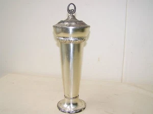 alter Deckelpokal Pokal mit Deckel WMF Art Deco versilbert Metall gemarkt - Bild 1 von 1