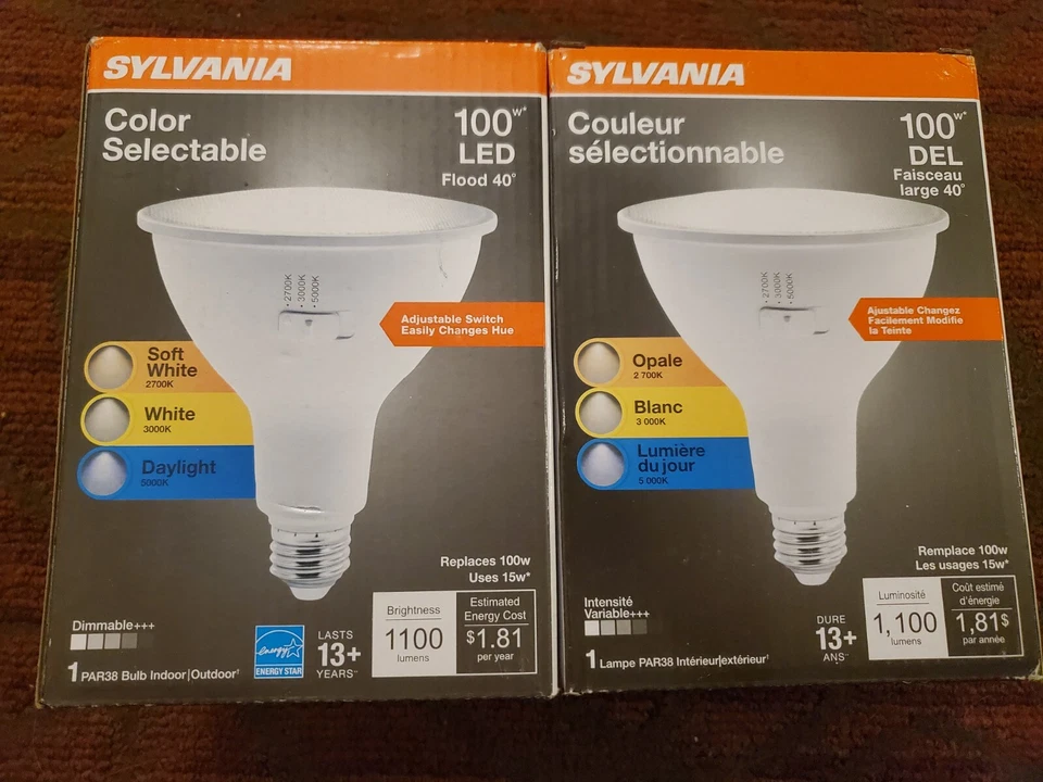 Sylvania 100w LED Color Changing Light Bulb - 2 PACK! - Image 1 of 1