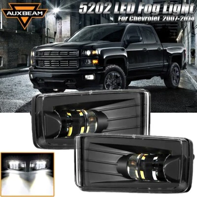 Parachoques antiniebla LED para Chevy Silverado 1500 2500 3500/Avalanche/Suburban 07-14 Foto 1 de 4