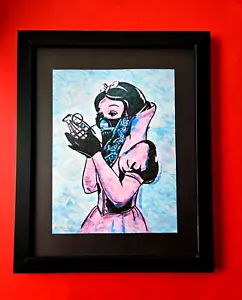 π ALEXANDER DULAC | MY BANKSY SNOW WHITE Hand Signed AuthenticEd. of 10 COA - Picture 1 of 5