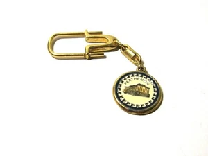 Llavero recuerdo viaje esmaltado Partenón Grecia medallón colgante de dos caras - Imagen 1 de 5