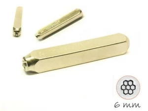 Honigwabe Biene Design-Stempel Schlagstempel, Impressart, Schriftgröße: 6 mm - Bild 1 von 1