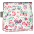 SL Home Fashions Butterfly Polka Dot Blanket Pink White RN 119741 Flower Baby