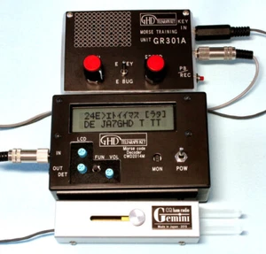 GHD Morse machine GR301A/er & CW decoder CWD2014MA - Picture 1 of 3
