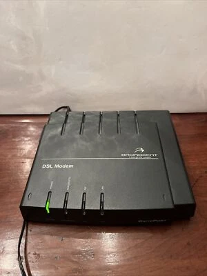 BroadXENT BritePort 8012-V - 245-08012-00-00 Black Ethernet DSL Modem + AA-1675 - Image 1 of 4