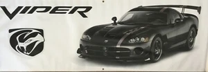 Viper Black (251) 2'X6' 13oz.VINYL BANNER - Picture 1 of 1