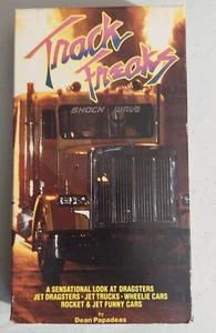 Track Freaks (VHS, 1987) Drag Racing Dragster Jet Truck Wheelie Car - Picture 1 of 7