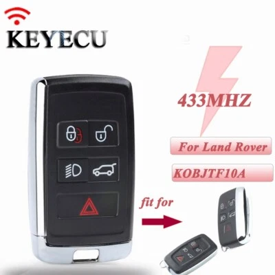 Llavero remoto 433 MHZ 2012-20 para Land Rover LR2 LR4 Range Rover Sport Discovery Foto 1 de 4