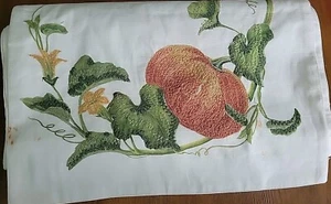 Pottery Barn Autumnal Botanical Table Runner  18" x 108" Spots See Pictures  - Picture 1 of 6