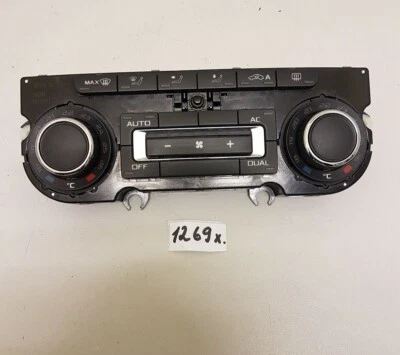 2012 SKODA YETI HEATER CLIMATE CONTROL UNIT 5HB009749 3T0907044BK  - Image 1 of 3