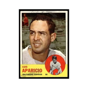 1963 Topps Baseball Card Luis Aparicio Orioles #205 - Picture 1 of 3