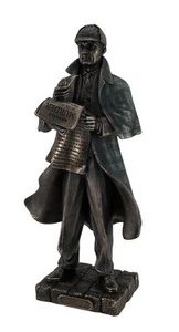 Veronese Design Detective Sherlock Holmes Metallic Bronze Statue - Picture 1 of 3