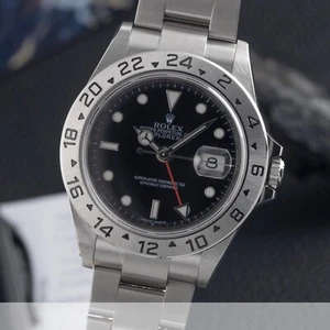 Rolex Explorer II Black Dial Edelstahl Automatik Herrenuhr Ref. 16570 Z-Serie - Bild 1 von 13