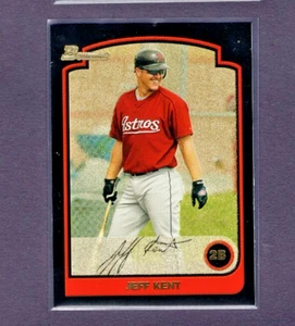 2003 BOWMAN METALLIC GOLD FOIL RED SET PROTOTYPE #115 JEFF KENT ASTROS SSP - Picture 1 of 2